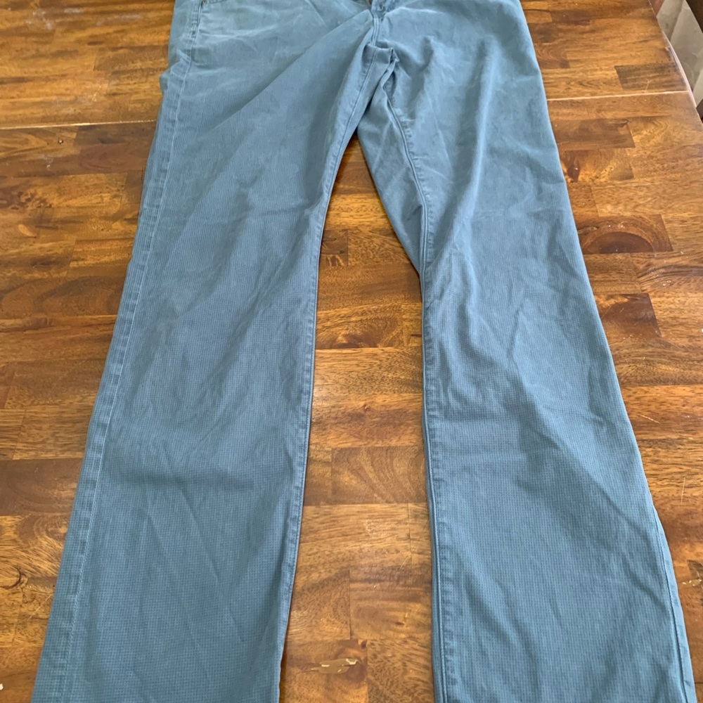Ag Adriano Goldschmied Gray-Blue Trousers